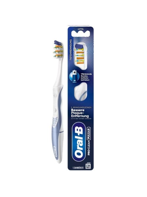 Oral-B Pulsar Pro-Clean fogkefe medium nem cserélhető elemes 81620