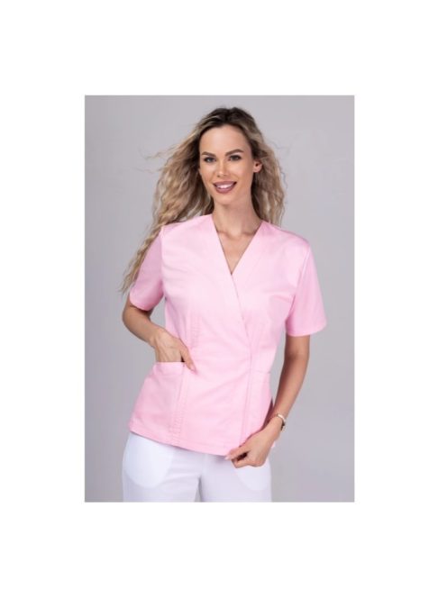 TAG Spandex Kimono    S 21 rózsaszín(Roz),átkötős,DeLuxe